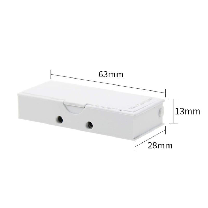 FRANKEVER Quick Connector for 16-Gauge Hidden Super Flat Speaker Wire Audio Cable, Flat Wire Adaptor for LED Lighting and Other Low Voltage Appliance Connection (4 Connectors-C) - Image 2
